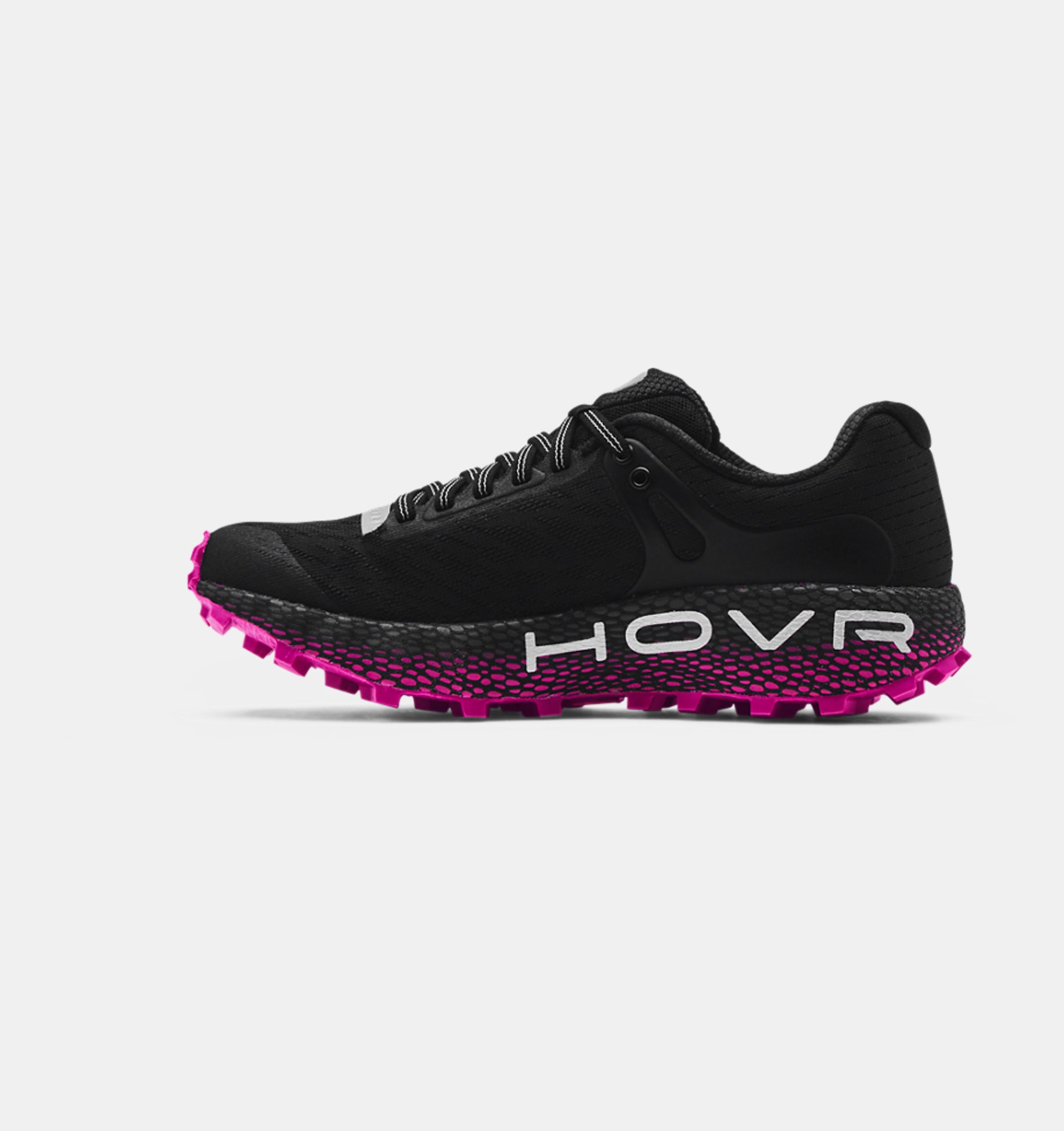 Under Armour HOVR Machina Off Road Womens Trail Running Shoes Black Pink 